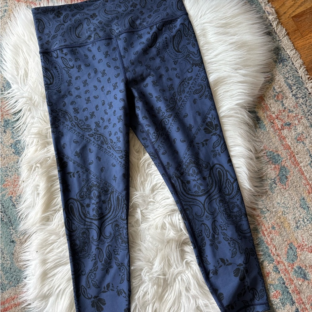 Blue Paisley Athleta Leggings